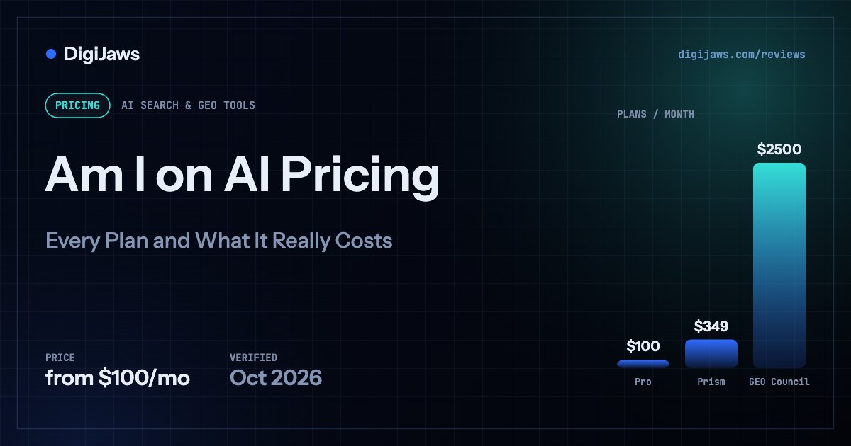 Am I on AI Pricing: plan prices from $100/mo
